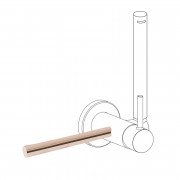 Держатель для полотенец Tres Study Exclusive 180 мм розовое золото 03412401OP