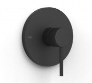 Змішувач для душу Tres Study Exclusive 1 споживач одноважільний матовий чорний 26227810NM