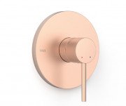 Смеситель для душа Tres Study Exclusive встраиваемый 1 потребитель однорычажный матовое розовое золото 26227810OPM