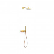 Душова система прихованого монтажу Tres B-system із термостатом матове золото 30735204OM