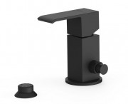 Змішувач для біде Tres Cuadro одноважільний з невеликою душовою лійкою матовий чорний 00613001NM