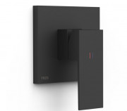 Смеситель для душа Tres Cuadro Exclusive встраиваемый 1 потребитель однорычажный матовый черный 10627810NM