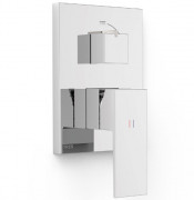 Змішувач для душу Tres Cuadro Exclusive вбудований 2 споживача одноважільний хром 10628110