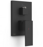 Змішувач для душу Tres Cuadro Exclusive 2 споживача одноважільний матовий чорний 10628110NM