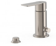 Смеситель для биде Tres Loft-Tres однорычажный с небольшой душевой лейкой сталь 20013001AC