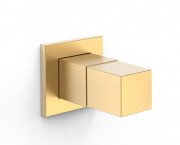 Запірний вентиль Tres Cuadro вбудований 1/2'' матове золото 00715501OM