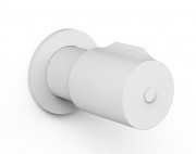 Запорный вентиль Tres Max-Tres встраиваемый 1/2'' матовый белый 06115501BM