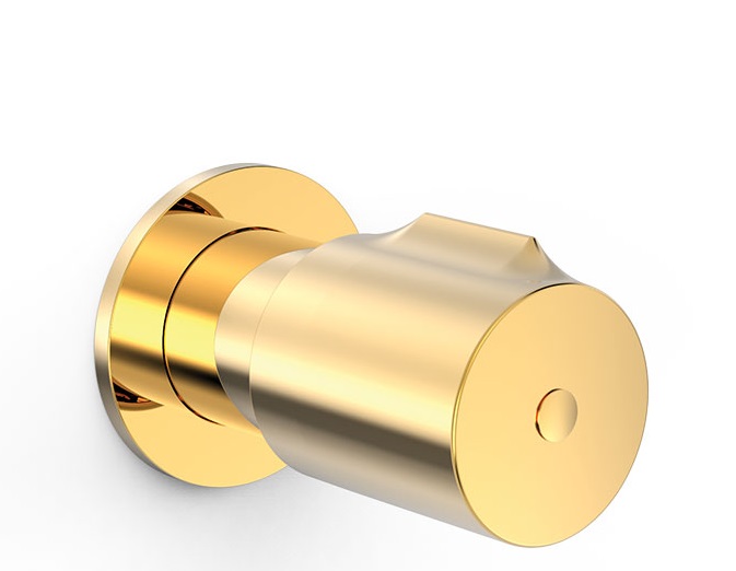 Запірний вентиль Tres Max-Tres вбудований 3/4'' золото 06151101OR