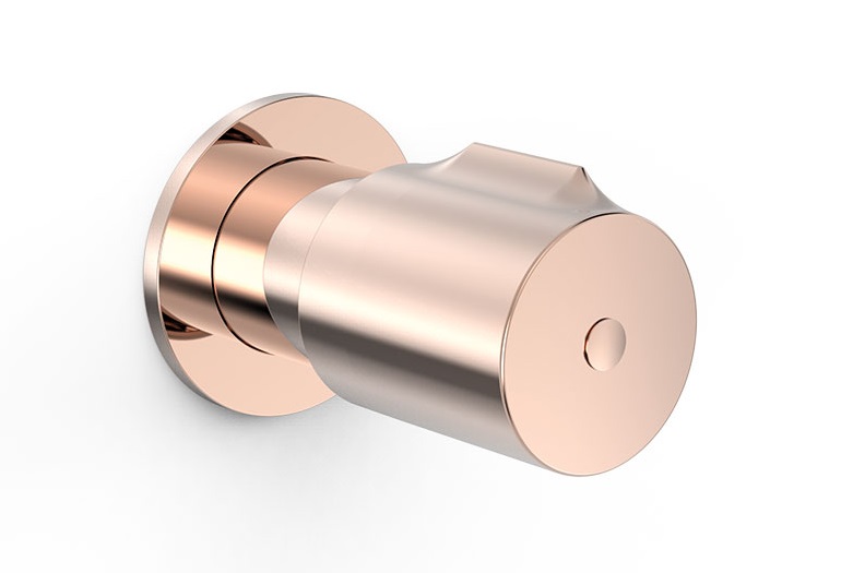 Запірний вентиль Tres Max-Tres вбудований 3/4'' рожеве золото 06151101OP