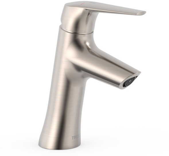 Змішувач для раковини Tres Fuji Eco одноважільний сталь 28110402AC