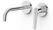 Змішувач для раковини Tres Fuji одноважільний настінний хром 28130001