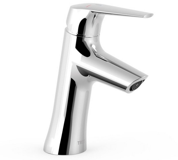 Змішувач для раковини Tres Fuji Eco одноважільний хром 28110402