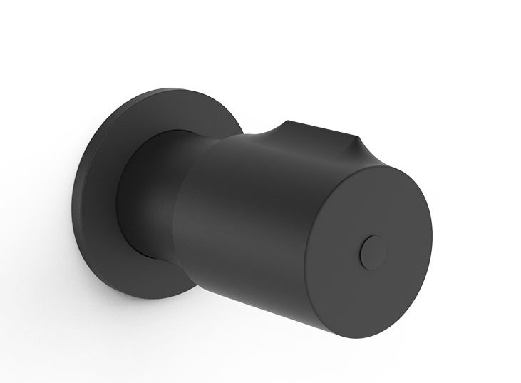 Запорный вентиль Tres Max-Tres встраиваемый 1/2'' матовый черный 06115501NM