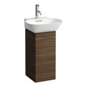 Тумба под раковину Laufen Ino 27,8х29,8х60,5 см петли слева ДСП/алюминий/шпон темный орех H4253010301711