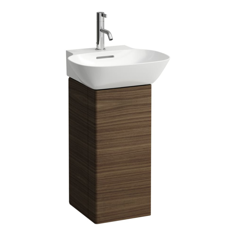 Тумба под раковину Laufen Ino 27,8х29,8х60,5 см петли слева ДСП/алюминий/шпон темный орех H4253010301711
