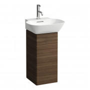 Тумба под раковину Laufen Ino 27,8х29,8х60,5 см петли слева ДСП/алюминий/шпон темный орех H4253010301711