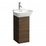 Тумба под раковину Laufen Ino 27,8х29,8х60,5 см петли справа ДСП/алюминий/шпон темный орех H4253020301711