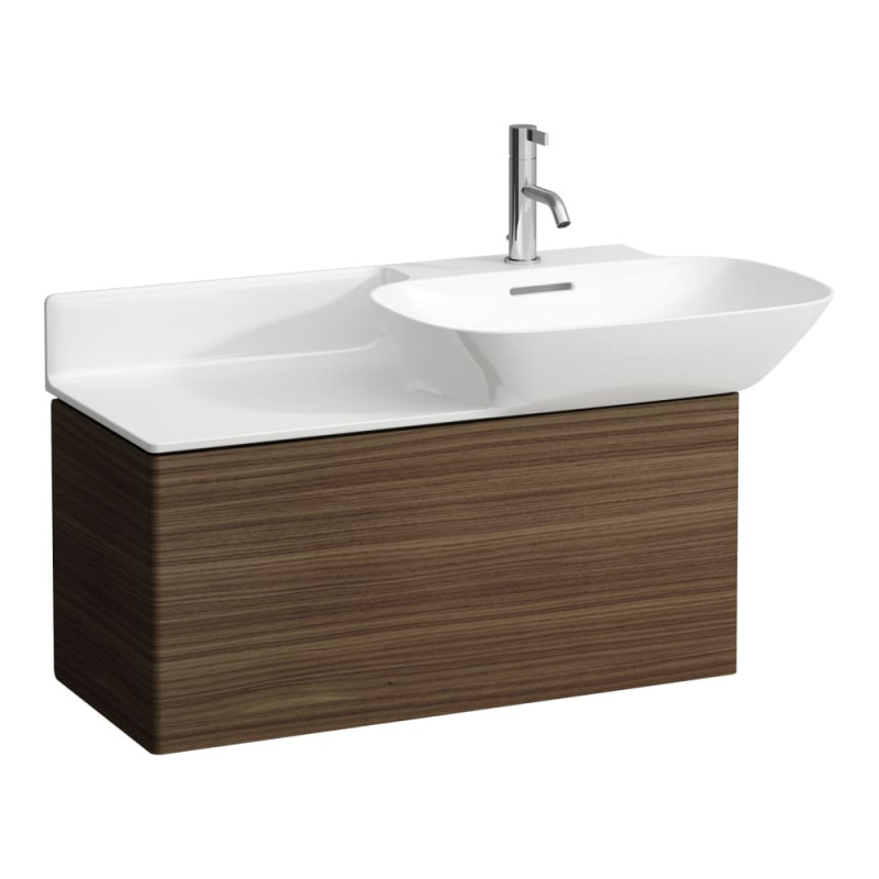 Тумба під раковину Laufen Ino 77х34,8х35,5 см ДСП/алюміній/шпон темний горіх H4254010301711