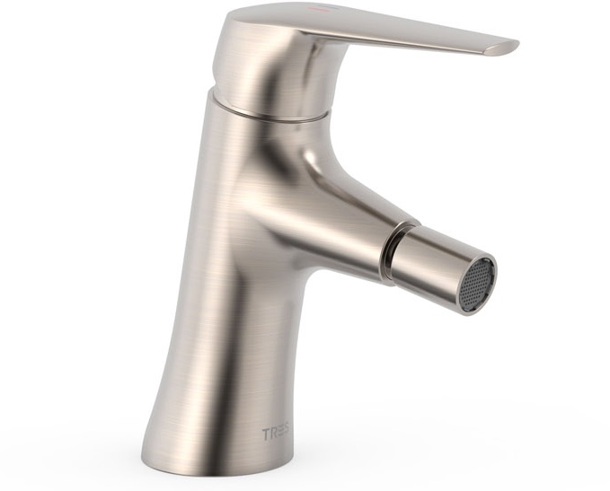 Смеситель для биде Tres Fuji однорычажный сталь 28112001AC