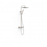 Душевая стойка Tres Over-wall с термостатом сталь 19039307AC