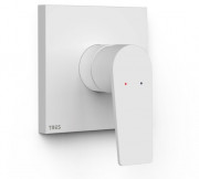 Смеситель для душа Tres Project встраиваемый однорычажный 1 потребитель матовый белый 21127810BM