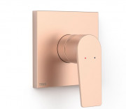 Змішувач для душу Tres Project вбудований одноважільний 1 споживач матове золото рожеве 21127810OPM