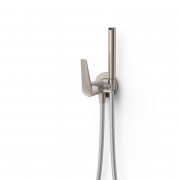 Гигиенический душ со смесителем скрытого монтажа Tres Fuji сталь 28112301AC