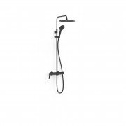 Душевая стойка Tres Fuji с однорычажным смесителем матовый черный 28119701NM