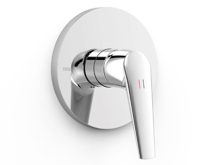 Змішувач для душу Tres Fuji вбудований одноважільний 1 споживач хром 28127810