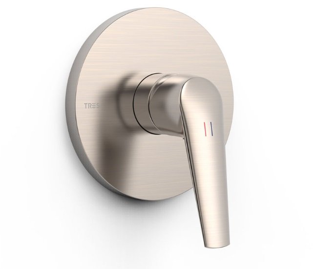 Змішувач для душу Tres Fuji вбудований одноважільний 1 споживач сталь 28127810AC