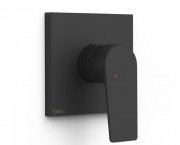 Змішувач для душу Tres Project вбудований одноважільний 1 споживач матовий чорний 21127810NM