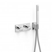 Термостат для душа Tres B-system настенный с душевым набором хром 30725201