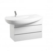 Тумба под раковину Laufen IL Bagno Alessi One 73,2х32х47,3 см МДФ белый лак H4244700976311