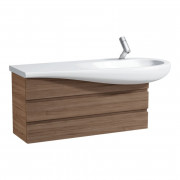 Тумба под раковину Laufen IL Bagno Alessi One 99,4х32х48,5 см шпон грецкий орех H4245000976301