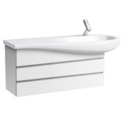Тумба под раковину Laufen IL Bagno Alessi One 99,4х32х48,5 см МДФ белый лак H4245000976311
