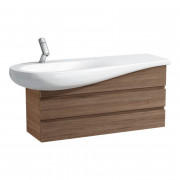 Тумба под раковину Laufen IL Bagno Alessi One 99,4х32х48,5 см шпон грецкий орех H4245200976301
