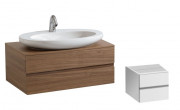 Тумба под раковину Laufen IL Bagno Alessi One 80х50х33,3 см МДФ белый лак H4240330976311