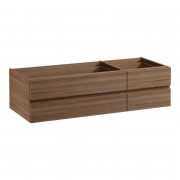 Тумба под раковину Laufen IL Bagno Alessi One 120х50х32 см без столешницы шпон грецкий орех H4241700976301