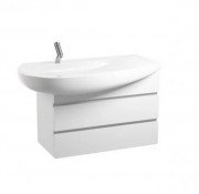 Тумба под раковину Laufen IL Bagno Alessi One 73,2х32х47,3 см МДФ белый лак H4244700976311