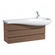 Тумба под раковину Laufen IL Bagno Alessi One 99,4х32х48,5 см шпон грецкий орех H4245000976301