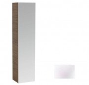 Пенал дзеркальний навісний Laufen IL Bagno Alessi One 40х30х170 см петлі праворуч МДФ білий лак H4580220976311