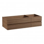 Тумба под раковину Laufen IL Bagno Alessi One 120х50х32 см без столешницы шпон грецкий орех H4241700976301