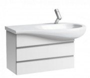 Тумба под раковину Laufen IL Bagno Alessi One 73,2х32х47,3 см МДФ белый лак H4244500976311