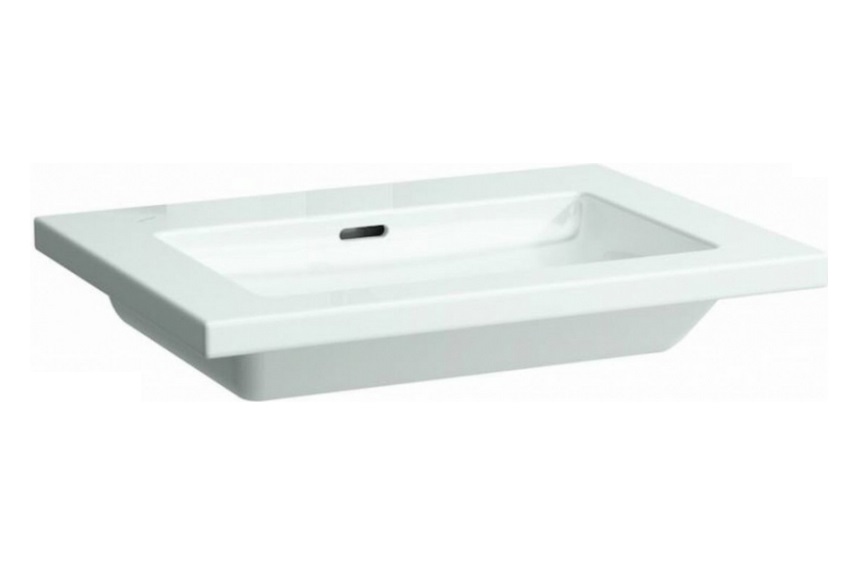 Раковина для ванної Laufen Living 65х48 см без отворів шліфована кераміка білий H8164320001091