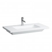 Раковина для ванной Laufen Living 90х48 см с 1 отверстием без перелива керамика белый H8164330001111