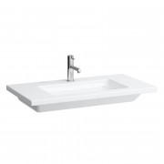 Раковина для ванної Laufen Living 90х48 см з 1 отвором без переливу шліфована кераміка білий H8164340001111