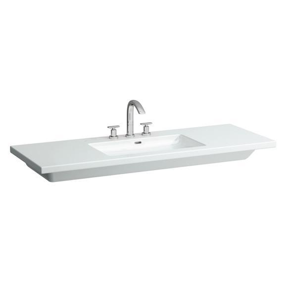 Раковина для ванної Laufen Living 130х48 см із 3 отворами кераміка білий H8164350001081