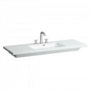 Раковина для ванной Laufen Living 130х48 см с 3 отверстиями керамика белый H8164350001081