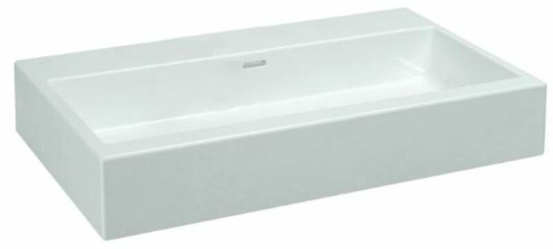 Раковина для ванної Laufen Living 80х46 см без отворів кераміка білий H8174360001091
