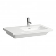 Раковина для ванної Laufen Living 75х48 см з 1 отвором полиця зліва кераміка білий H8174390001041